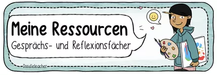 Bild in der Beschreibung des Unterrichtsmaterials Meine Ressourcen / Resilienz - Leporello Buch von Doodleteacher #1