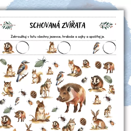 Bild in der Beschreibung des Unterrichtsmaterials Zdarma - Pracovní listy pro předškoláky von Malulu For Kids #2