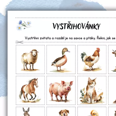Bild in der Beschreibung des Unterrichtsmaterials Zdarma - Pracovní listy pro předškoláky von Malulu For Kids #8