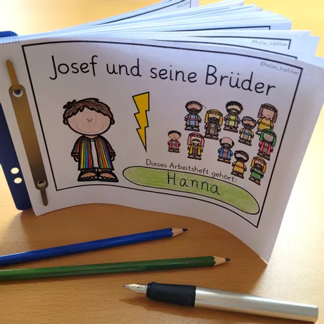 Bild in der Beschreibung des Unterrichtsmaterials Josef und seine Brüder Religionsunterricht ARBEITSHEFT von Helles Köpfchen #2