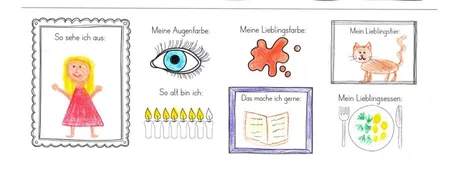 Bild in der Beschreibung des Unterrichtsmaterials Namensschilder - Einschulung - Begrüßung 1. Klasse von FreuleinBerg #4