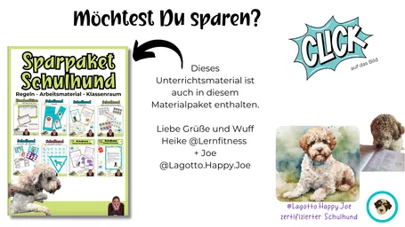 Bild in der Beschreibung des Unterrichtsmaterials Schulhund | 15 Regelposter je 2 Designs + Blanko 32 Poster von Lernfitness #2