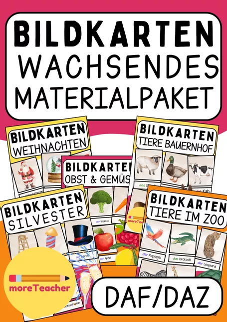 Bild in der Beschreibung des Unterrichtsmaterials Paare finden Gemüse DaF/DaZ Grundwortschatz von moreTeacher #1