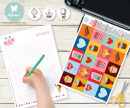 Bild in der Beschreibung des Unterrichtsmaterials BE MY VALENTINE PACK von Diplomart #7