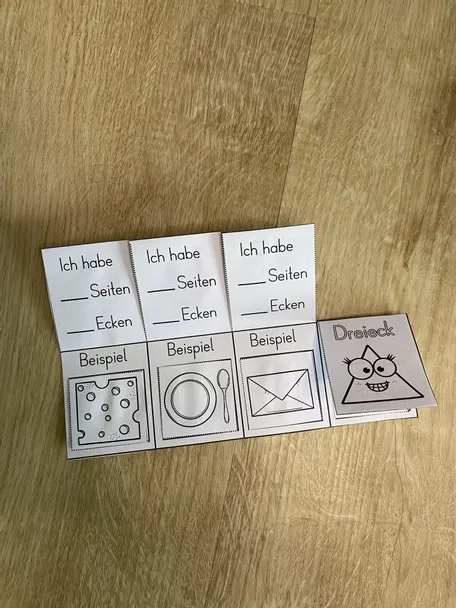 Bild in der Beschreibung des Unterrichtsmaterials Lernwerkstatt - Geometrische Formen / Ebene Figuren 2D - Geometrie für Klasse 1/2 von Odd Bird & Company #1