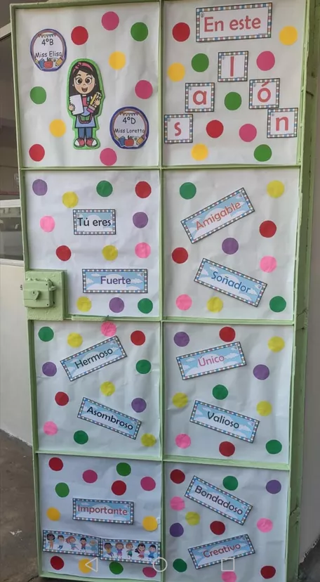 Bild in der Beschreibung des Unterrichtsmaterials Decoración de Puerta o Rincón Motivacional von Miviq
