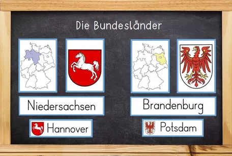 Bild in der Beschreibung des Unterrichtsmaterials Deutschland und Bundesländer - Bildkarten mit Sehenswürdigkeiten von Odd Bird & Company #3
