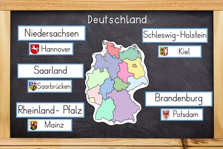 Bild in der Beschreibung des Unterrichtsmaterials Deutschland und Bundesländer - Bildkarten mit Sehenswürdigkeiten von Odd Bird & Company #2