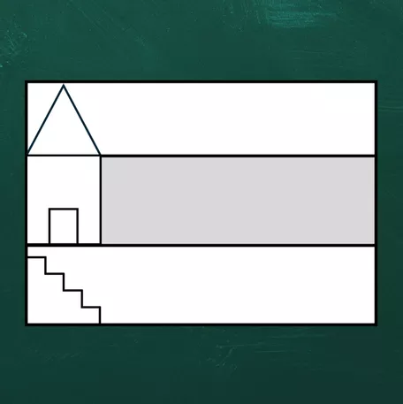 Bild in der Beschreibung des Unterrichtsmaterials Lineatur für die Tafel - 1. Klasse von FreuleinBerg #1