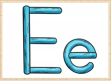 Bild in der Beschreibung des Unterrichtsmaterials Buchstaben kneten - Bildkarten - Buchstabeneinführung im Anfangsunterricht von Odd Bird & Company #1