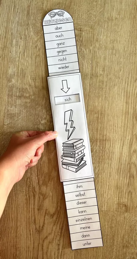 Bild in der Beschreibung des Unterrichtsmaterials Die 100 häufigsten Wörter - Lesetraining / Blitzlesen mit vielen Spielen von Odd Bird & Company #1