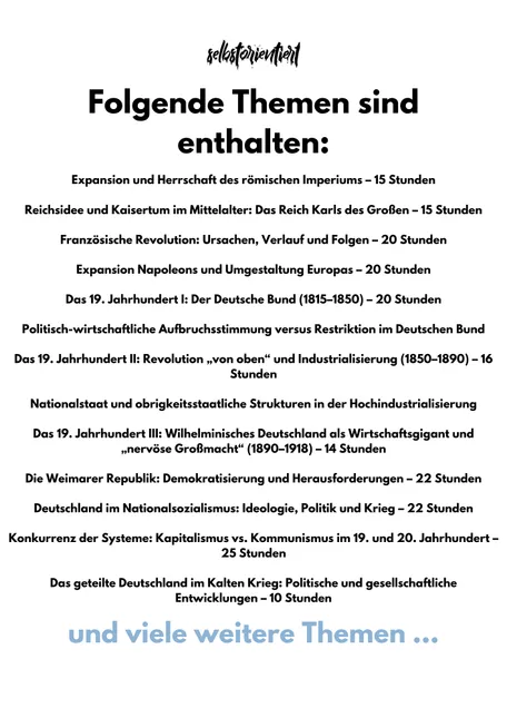 Bild in der Beschreibung des Unterrichtsmaterials Lehrplan Geschichte in der GoST - Saarland von selbstorientiert #1