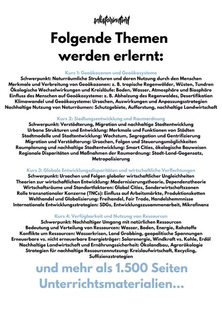 Bild in der Beschreibung des Unterrichtsmaterials Fachlehrplan Geographie in der Gymnasium - Sachsen-Anhalt von selbstorientiert #1