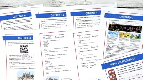 Bild in der Beschreibung des Unterrichtsmaterials London Escape Room für den Englischunterricht (7./8. Klasse) von Brighter Day Classroom #1