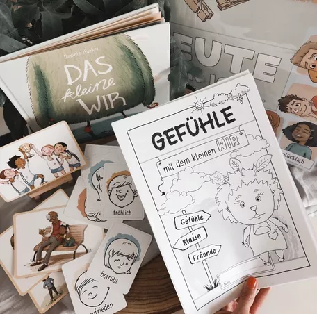 Bild in der Beschreibung des Unterrichtsmaterials Begleitmaterial zu "Das kleine Wir" | Gefühle erkennen von papillionis #1