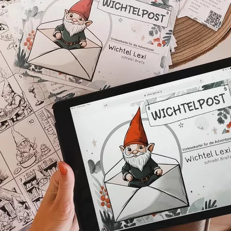 Bild in der Beschreibung des Unterrichtsmaterials Materialpaket "Wichtelpost" | Adventskalender von Papillionis #1