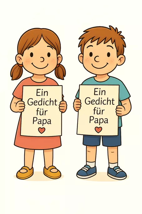 Bild in der Beschreibung des Unterrichtsmaterials Gedichte zum Vatertag | Vatertagsgedichte von Lehrerin mit Herz #1