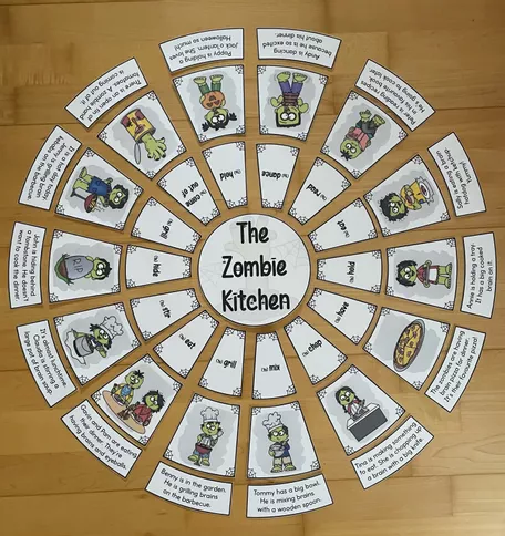 Bild in der Beschreibung des Unterrichtsmaterials The Zombie Kitchen - Find it! Write it! (Halloween) von Camilla