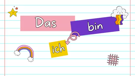 Bild in der Beschreibung des Unterrichtsmaterials Canva Vorlagen-Link: das bin ich (back to school) von ms.doubtfire #1