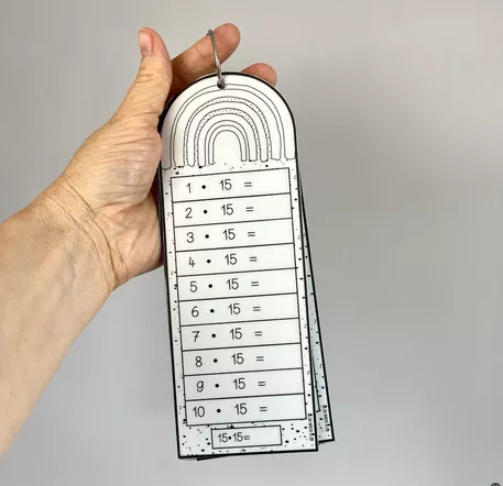 Bild in der Beschreibung des Unterrichtsmaterials Einmaleinsfächer (1x1) - Malreihen 1-20 von The Growing Firsties #5