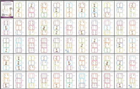 Bild in der Beschreibung des Unterrichtsmaterials Quantità e Numeri DINOSAURI INGLESE Vol.2 von Lola Pirindola #1