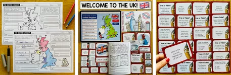 Bild in der Beschreibung des Unterrichtsmaterials THE UNITED KINGDOM - English Bundle von MyTeachingFactory #3