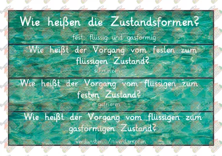 Bild in der Beschreibung des Unterrichtsmaterials Wasser: Quiz-Spiel (Jeopardy) - Sachunterricht - Kl. 3/4 (Wiederholung) von Grundschul-Vektoren #3