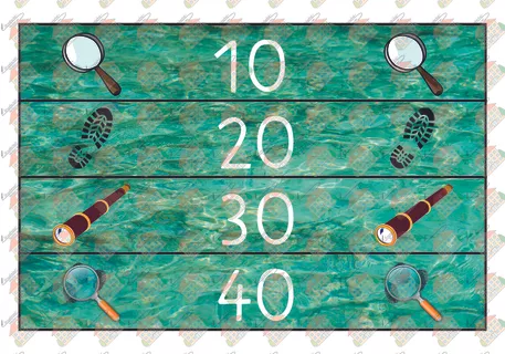 Bild in der Beschreibung des Unterrichtsmaterials Wasser: Quiz-Spiel (Jeopardy) - Sachunterricht - Kl. 3/4 (Wiederholung) von Grundschul-Vektoren #1