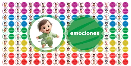 Bild in der Beschreibung des Unterrichtsmaterials Emocionario memoria. Un juego para emparejar emociones von Lola Pirindola #3