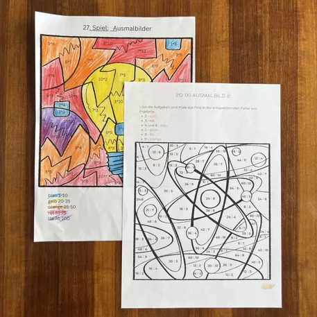 Bild in der Beschreibung des Unterrichtsmaterials das kleine Einmaleins üben mit Rechenspielen von Jacqueline Pentrack #1