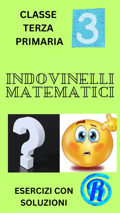 Bild in der Beschreibung des Unterrichtsmaterials Indovinelli matematici terza elementare von Risorse Didattiche Scuola #2