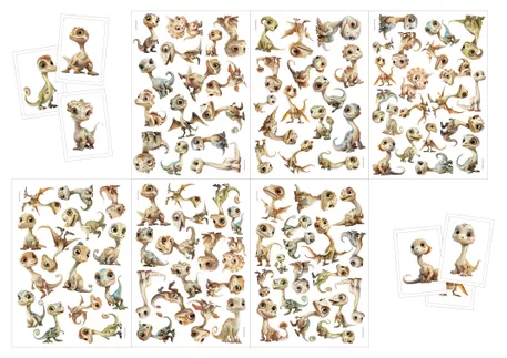 Bild in der Beschreibung des Unterrichtsmaterials Dinosaurios. Tableros de Memoria y Discriminación Visual von Lola Pirindola #1