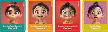Bild in der Beschreibung des Unterrichtsmaterials Estrategia Emocional. Juego emociones básicas von Lola Pirindola #2