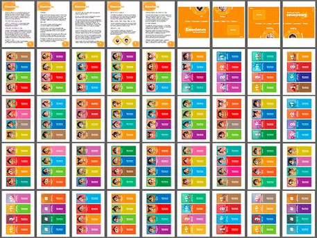 Bild in der Beschreibung des Unterrichtsmaterials Estrategia Emocional. Juego emociones básicas von Lola Pirindola #4