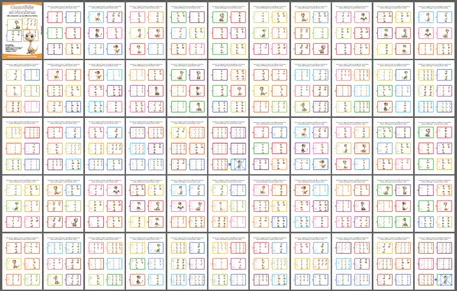 Bild in der Beschreibung des Unterrichtsmaterials Quantités et Nombres DINOSAURES Vol.1 von Lola Pirindola #1