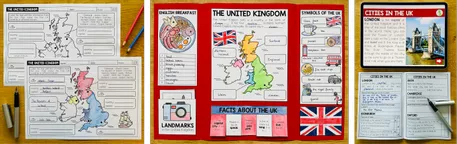 Bild in der Beschreibung des Unterrichtsmaterials THE UNITED KINGDOM - English Bundle von MyTeachingFactory #4
