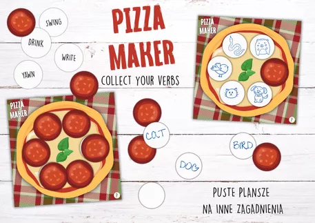 Bild in der Beschreibung des Unterrichtsmaterials PIZZA MAKER MEMORY GAME – gra do druku von Patyczanka #2