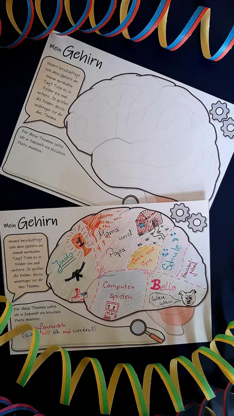 Bild in der Beschreibung des Unterrichtsmaterials Lerncoaching - Mein Gehirn | Klasse 5-8 von Dr.Teach #1