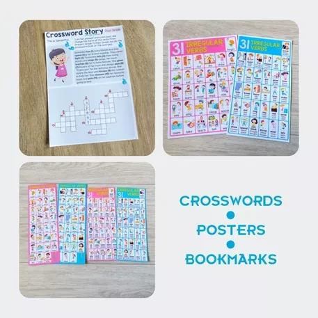 Bild in der Beschreibung des Unterrichtsmaterials Irregular Verbs 9in1 von Language Stuff #3