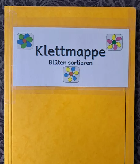 Bild in der Beschreibung des Unterrichtsmaterials Klettmappe: Blüten sortieren von Albee #1