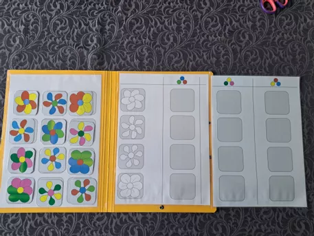 Bild in der Beschreibung des Unterrichtsmaterials Klettmappe: Blüten sortieren von Albee #3