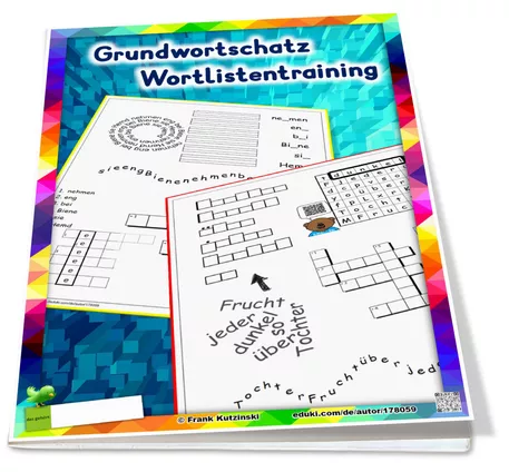 Bild in der Beschreibung des Unterrichtsmaterials Der Grundwortschatz zum Abschreiben, Wortlistentraining von Stolpersteine #5