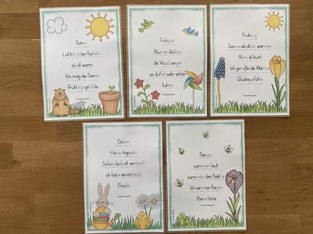 Bild in der Beschreibung des Unterrichtsmaterials Unterrichtsreihe "Elfchen" - Klasse 1-2 von Grundschulimpulse #5