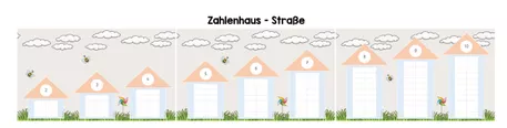 Bild in der Beschreibung des Unterrichtsmaterials Zahlenhäuser ZR 10 von buntelernoase #1