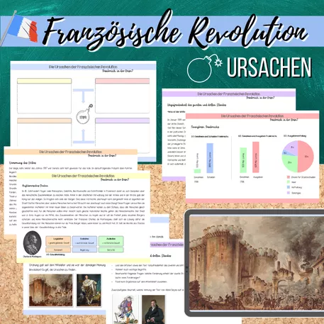 Bild in der Beschreibung des Unterrichtsmaterials Ursachen der Französischen Revolution (Gruppenarbeit) von Mme_Sie #1