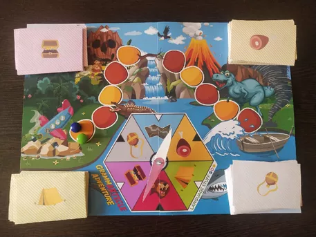 Bild in der Beschreibung des Unterrichtsmaterials Article Board Game von Language Stuff #1