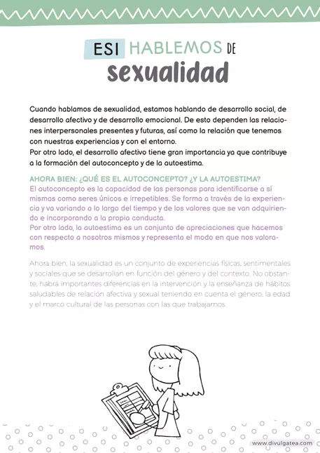 Bild in der Beschreibung des Unterrichtsmaterials Hablemos de sexualidad y autismo von Aprendo con Cle #1