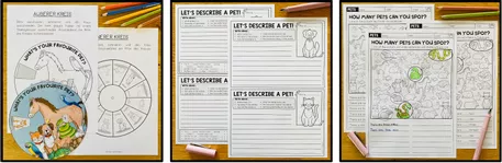 Bild in der Beschreibung des Unterrichtsmaterials PETS - English Bundle von MyTeachingFactory #5