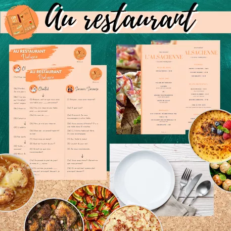 Bild in der Beschreibung des Unterrichtsmaterials Dialogues: Au restaurant von Mme_Sie #1