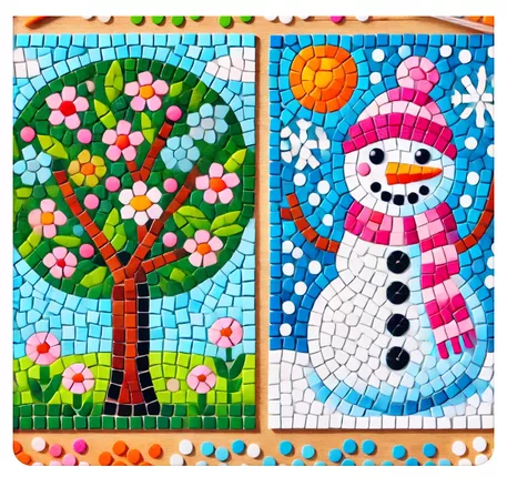 Bild in der Beschreibung des Unterrichtsmaterials Projekt: Mosaik der Jahreszeiten (1.-2. Klasse) von MIAMüLLER #1